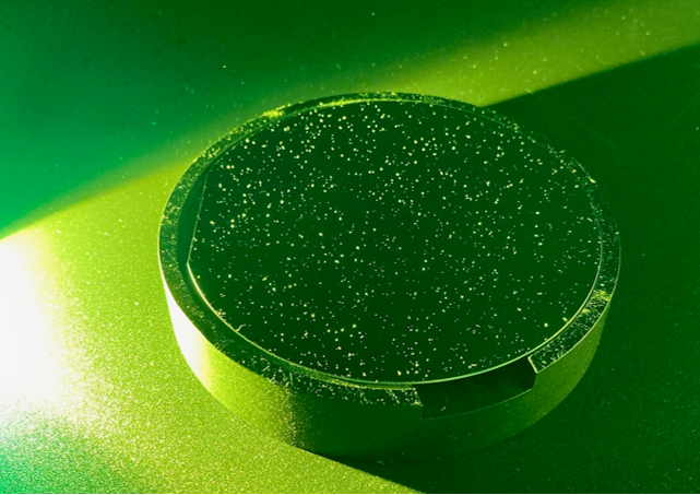 Dust on the surface of wafer